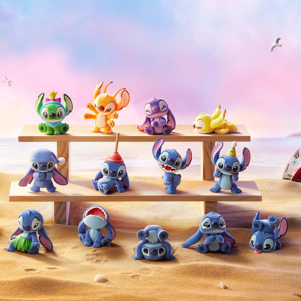 Disney Stitch Little Emotions Series Figures - Labubu Shop Canada - Image 3